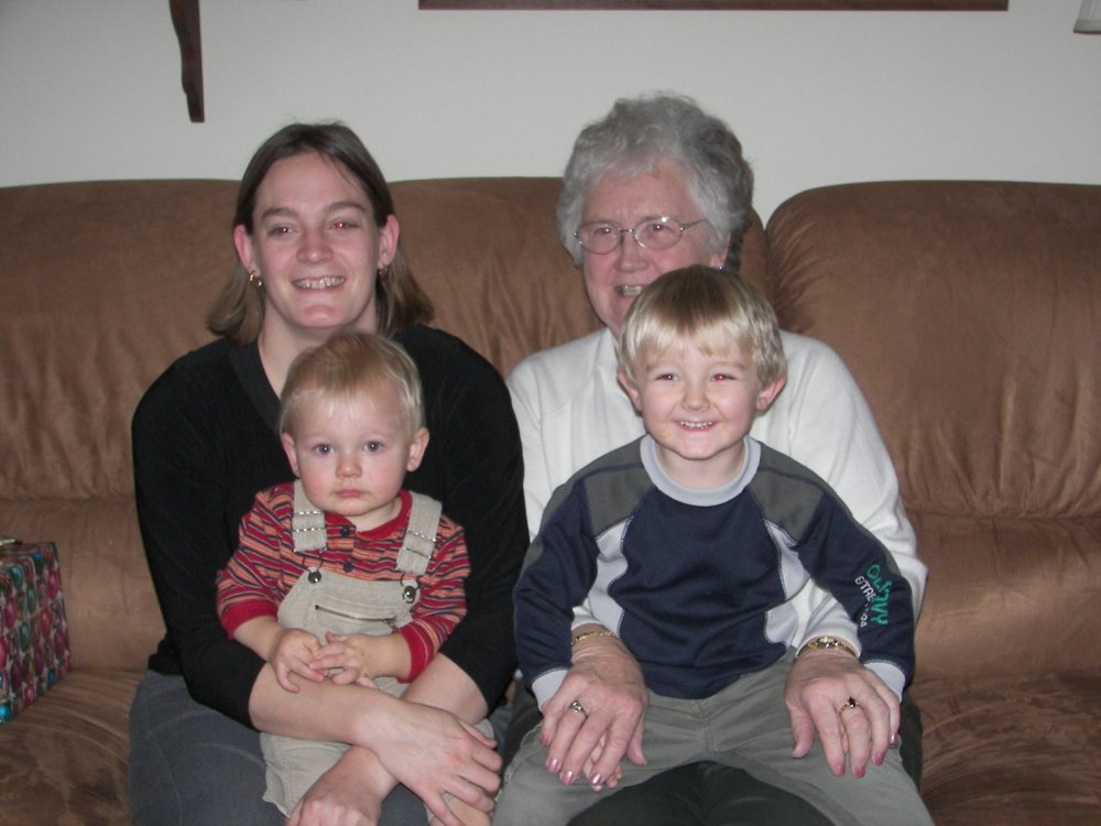 Tonya, Grandma, Tyler, & Andrew