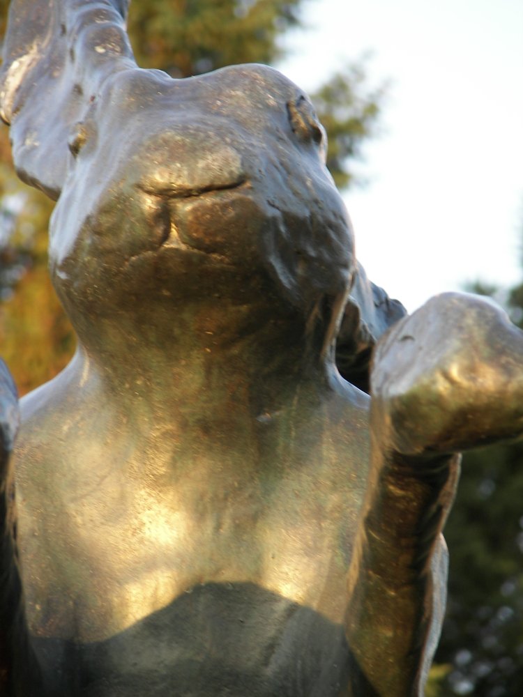 Hare on Bell on Portland Stone Pier