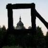 Basilica of St. Mary through Standing Frame