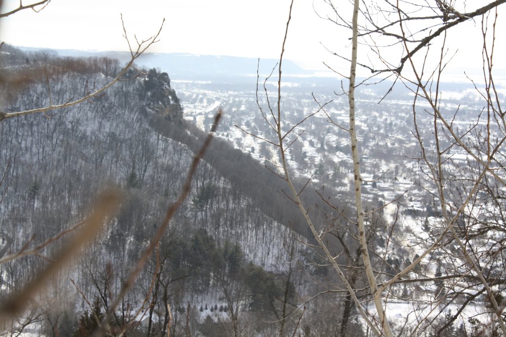 Looking south from Grandad's Bluff