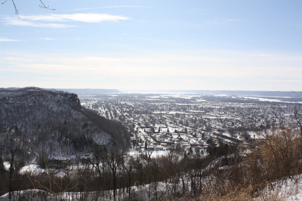 Looking South from Grandad's Bluff