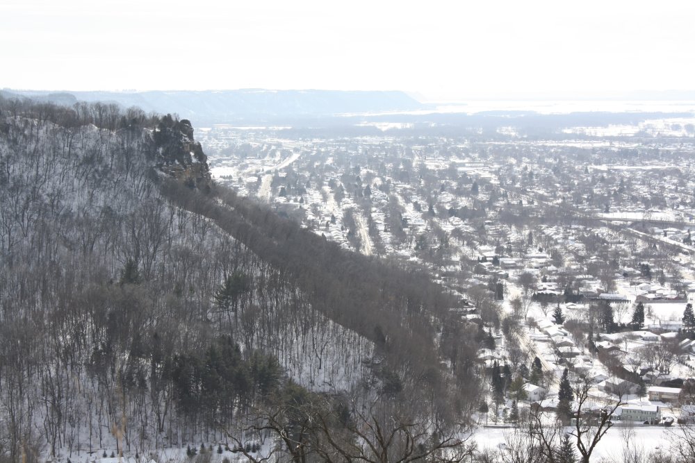 Looking South from Grandad's Bluff