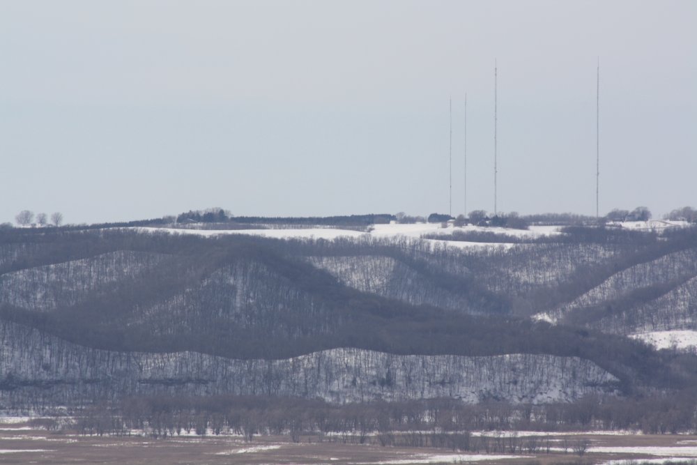 Bluff across the Mississippi River