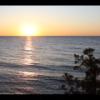 Sunset over Lake Michigan