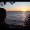 Sunset over Lake Michigan