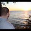 Sunset over Lake Michigan