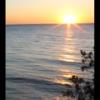Sunset over Lake Michigan