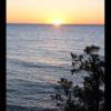 Sunset over Lake Michigan