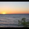 Sunset over Lake Michigan