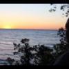 Sunset over Lake Michigan