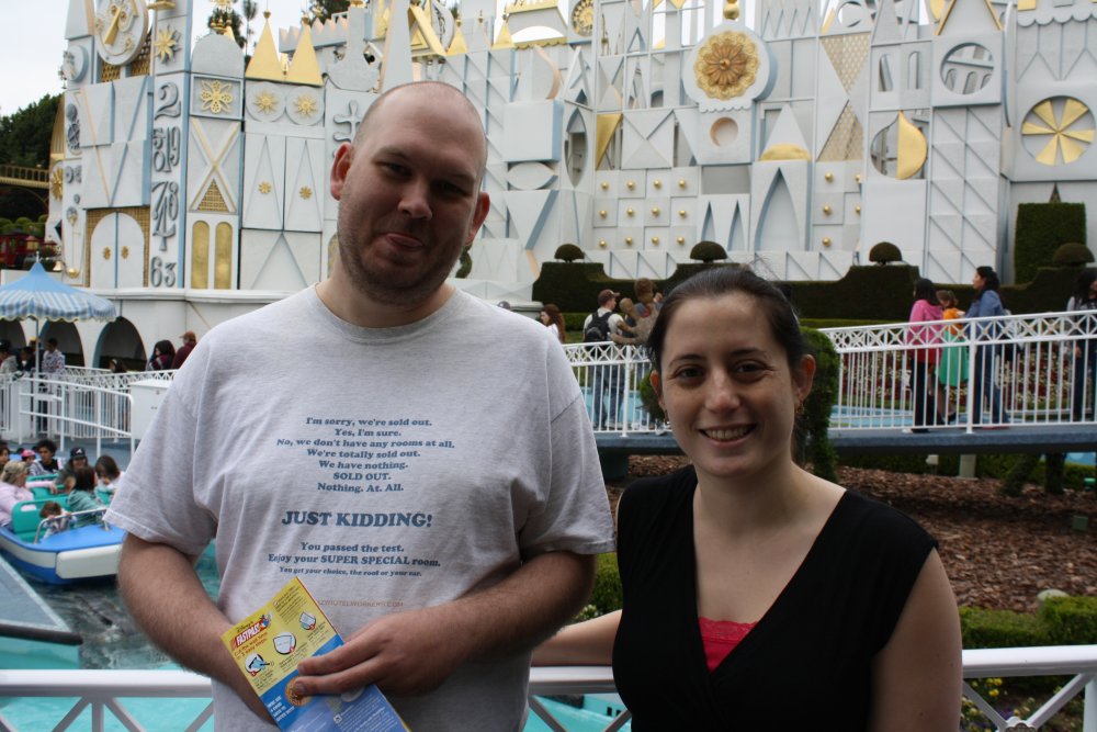 Jay and Michele at It's a Small World